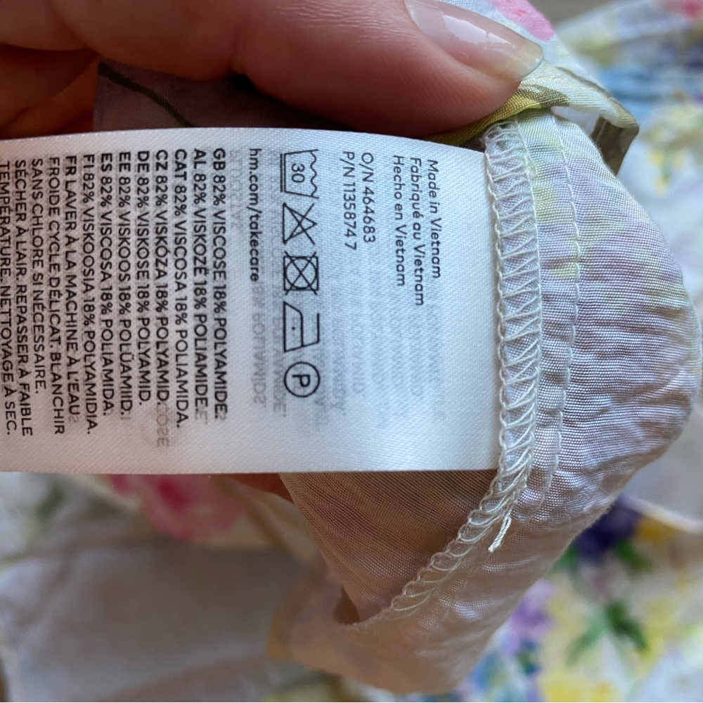 H&M Floral Mini Dress - Multicolor - Picture 4 of 4